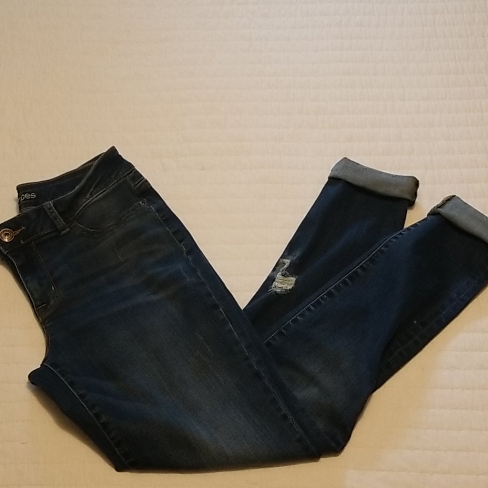 maurices jeggings size medium